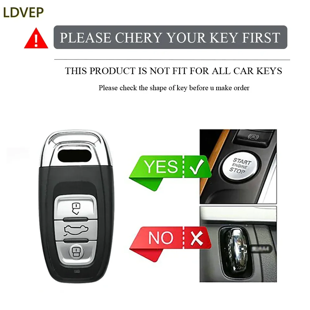 New TPU 6D Plating Car Remote Smart Key Cover Case Shell For Audi A1 A3 A4 A5 A6 A7 A8 Quattro Q3 Q5 Q7 2009-2015 Accessories