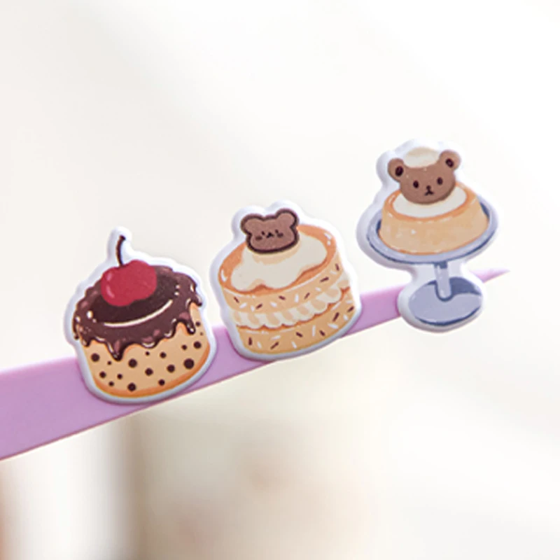 مجموعة متجر الحلوى الورقية من Mr. Paper، ملصقات مسطحة من الفوم، لوازم ثابتة لطيفة، ملصقات قصاصات، هدية للأطفال للطلاب #5