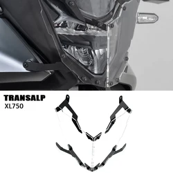 For Honda XL750 XL 750 Transalp 2023 2024 Motorcycle Accessories Protective Guard Acrylic transparent Headlight Protective cover