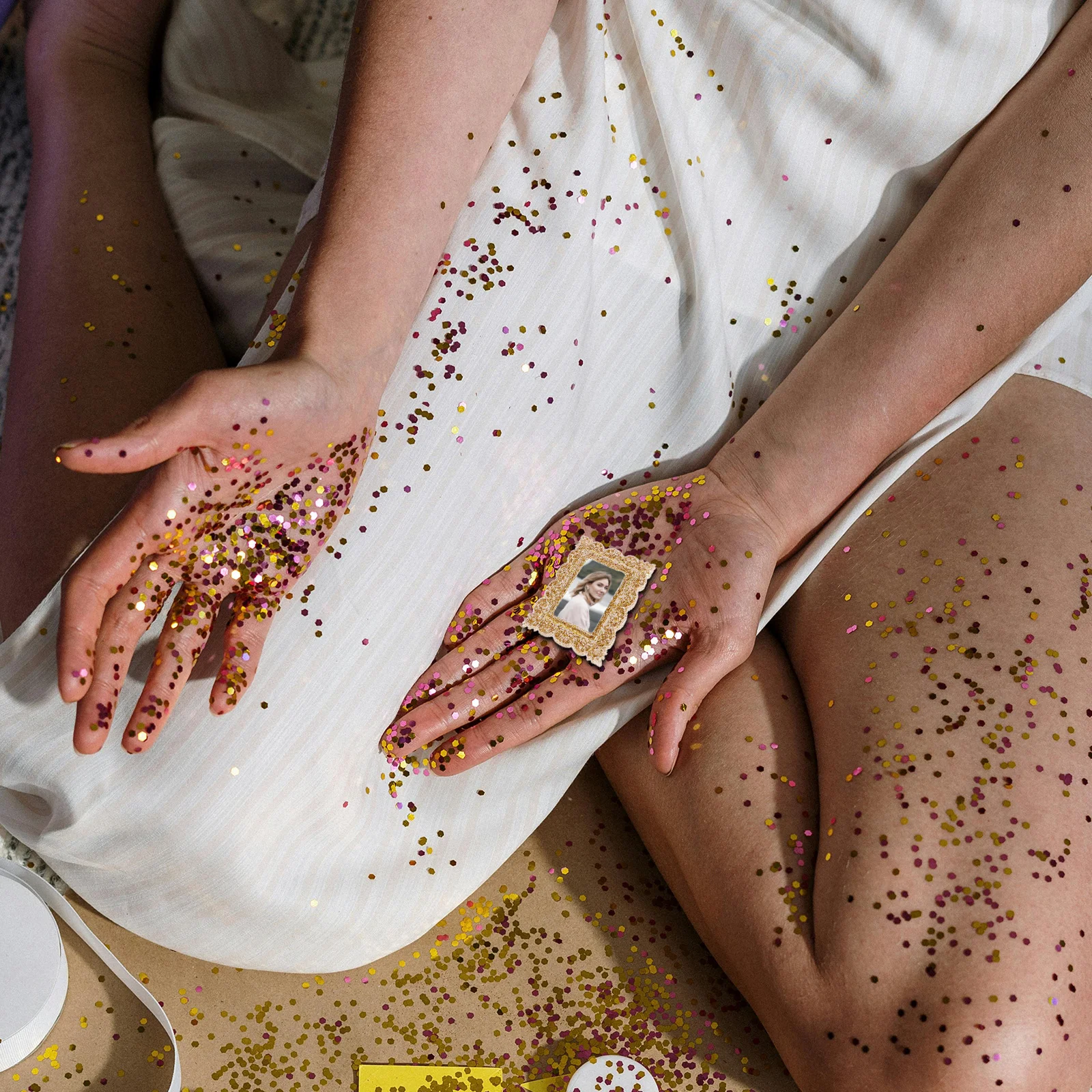 

10Pcs Small Vintage Photo Frames Style Mini Frame Decor for Craft Making DIY Accessory Resin Picture Frame Ornament