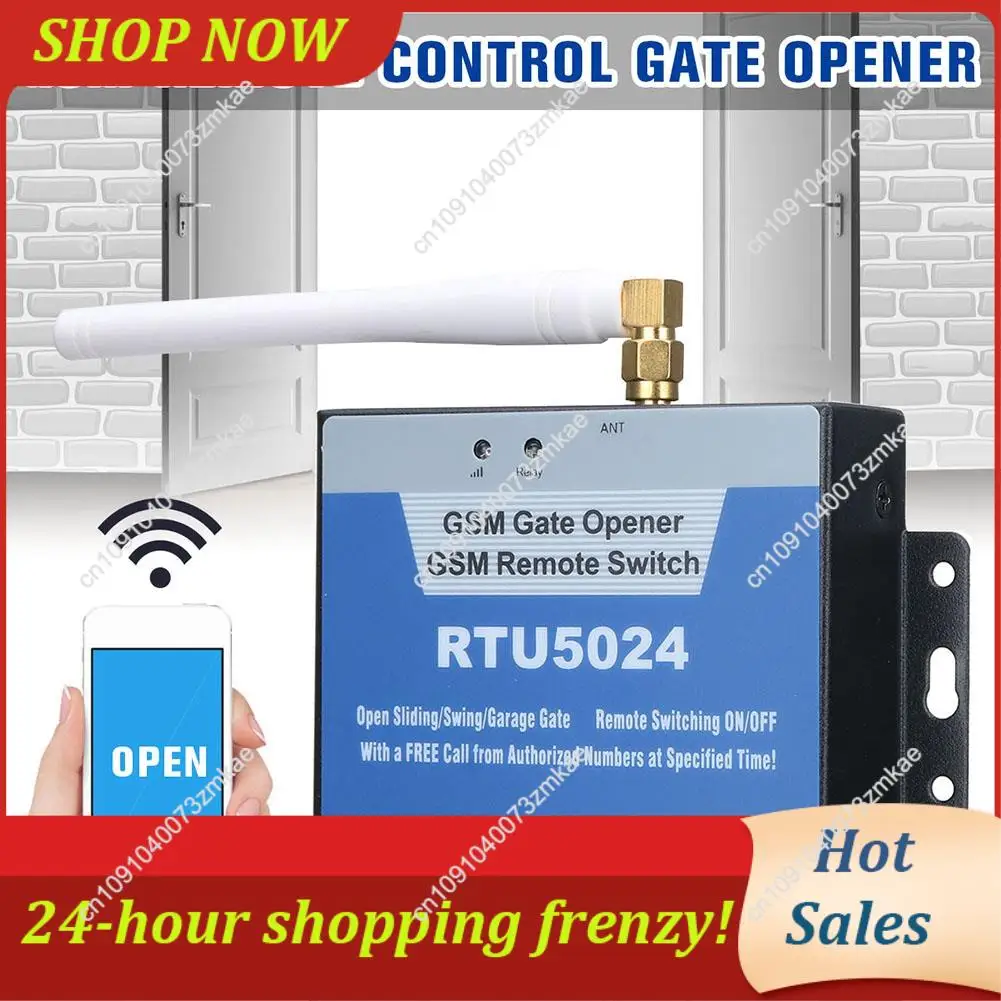 

Daily Sale RTU5024 GSM Gate Door Opener Relay Switch 850/900/1800/1900Mhz GSM Access Controller GSM Access Controller