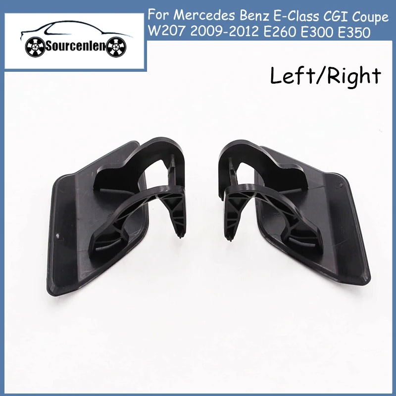 Brand New Headlight Washer Nozzel Cover for Mercedes Benz E-Class CGI Coupe W207 2009-2012 E260 E300 E350 2078800105 2078800205
