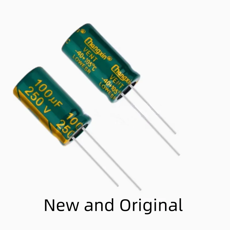 250V100UF high-frequency low resistance long-life electrolytic capacitor 13X25