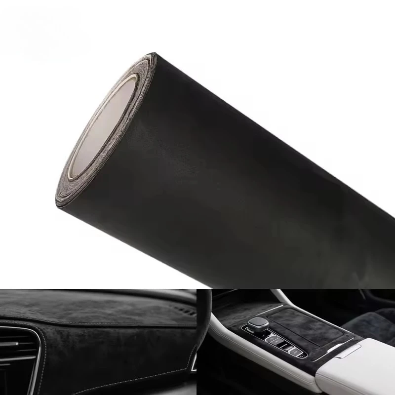 

Самоклеящаяся ткань из искусственной замши 50/100x149 см для обивки автомобилей, диванов, виниловая пленка, бархатная ткань, наклейка для интерьера автомобиля