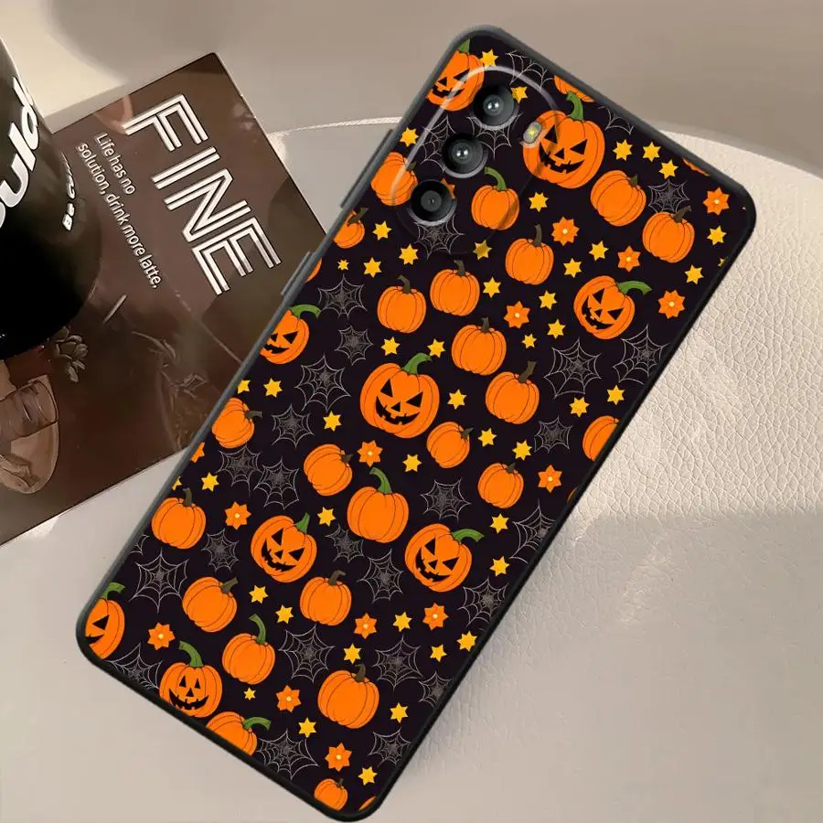 حافظة لهاتف Moto Edge 20 30 S30 Pro X30 Pro غطاء هاتف خلفي ناعم موضة أشباح الهالوين الوحشية