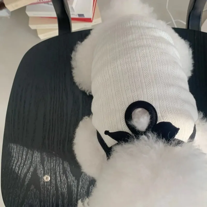 Fashion Summer Thin Dog Clothes Tank Puppy Clothing Puppy Clothing Top Teddy Bears Small Dog Bow Breathable Sling Puppy Clothes