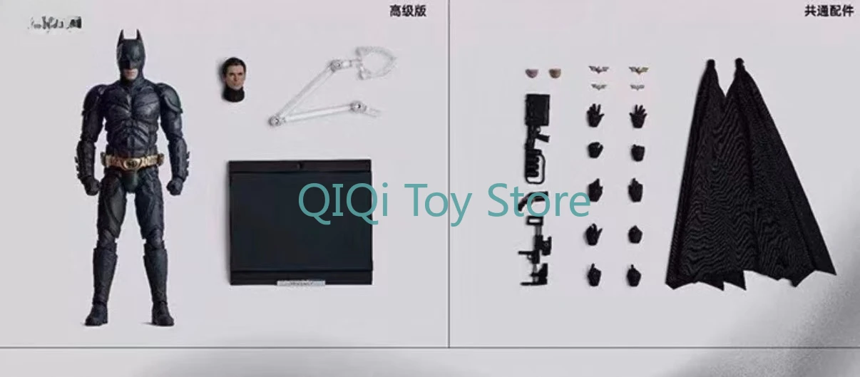 متوفر في المخزون، إصدار فاخر من Bell Dark Knight Rises 1/12 دمية متحركة HgM01 Nolan Trilogy Warner #4