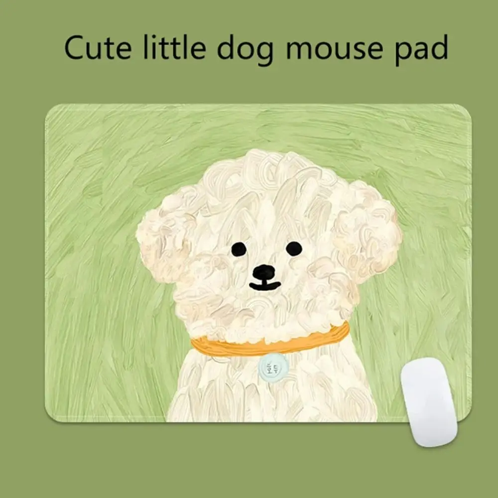 High Quality Cute Puppy Mouse Pad Anti-slip Natural Rubber Mouse Mat Thickened Cartoon Dog Office Supplies Universal