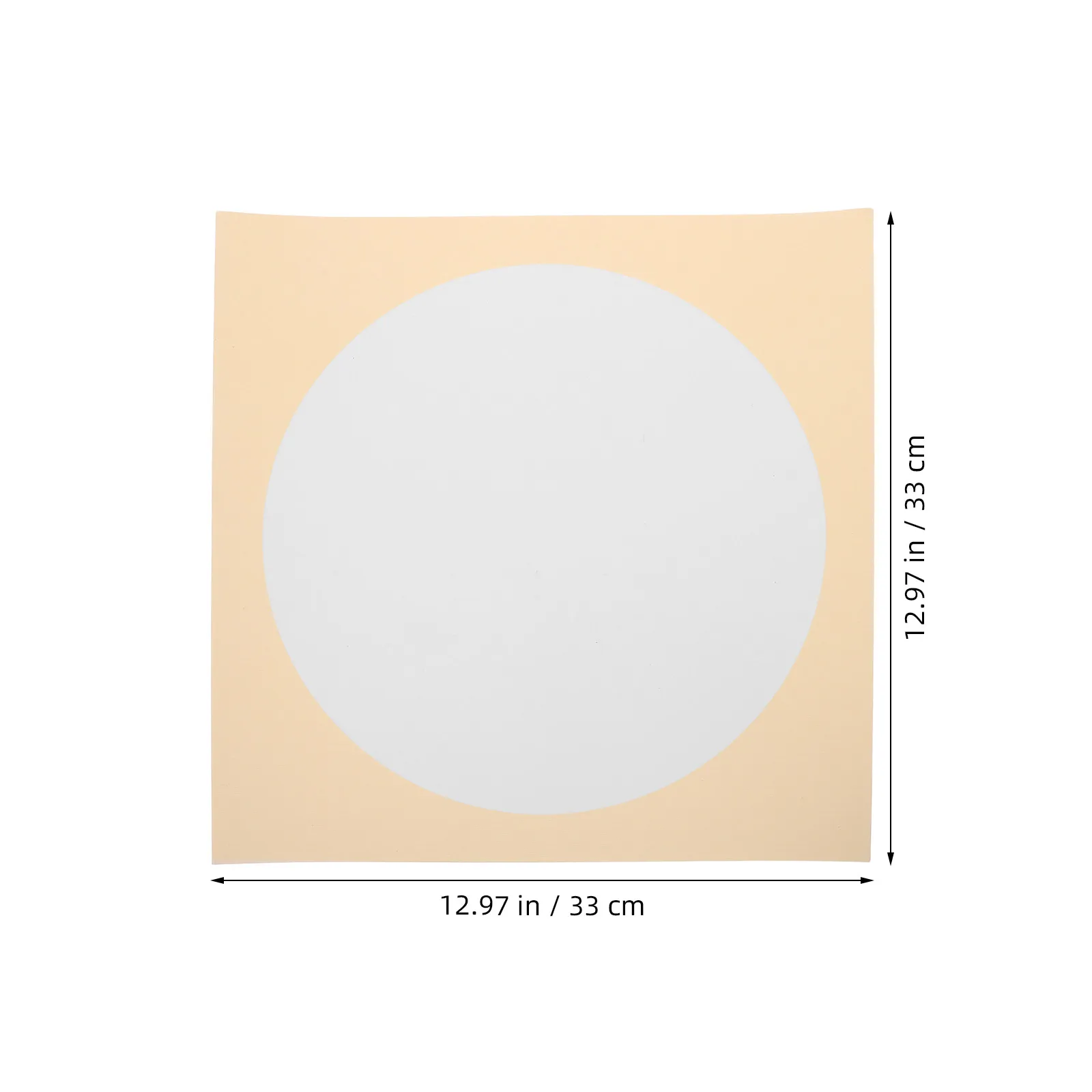 30Sheets Chinese Xuan Paper 33x33cm Thickened Style Blank Calligraphy Practice Sheets for Ink Brush Painting Drawing Art