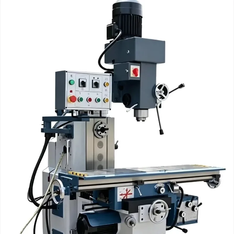 Vertical Knee Universal Milling Drilling Machine ZX6350D  Medium Duty Multifunctional ISO40 Spindle 115-1750rpm 380V