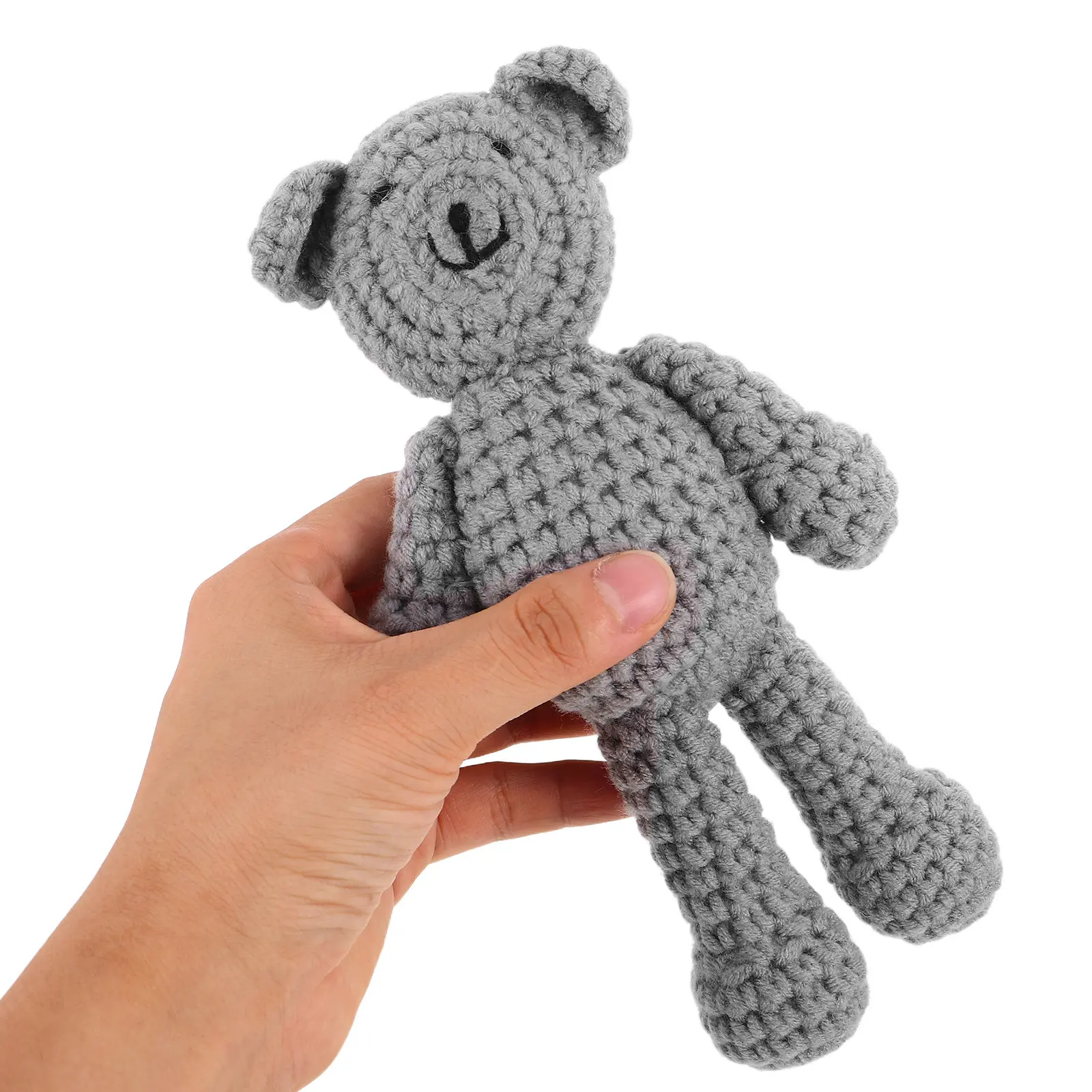 

1Set Baby Beanie Cute Bear Infant Knitted Hat Soft Warm Knit Winter Cap Newborn Kids Photography Accessories Cozy Toddler Beanie