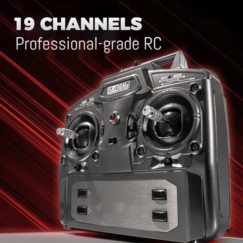 HUINA 1:18 مقياس RC شاحنة ثقيلة جرار نموذج كامل مقطورة معدنية رئيس محاكاة لودر أطفال بالريموت كنترول لعبة التحكم عن بعد