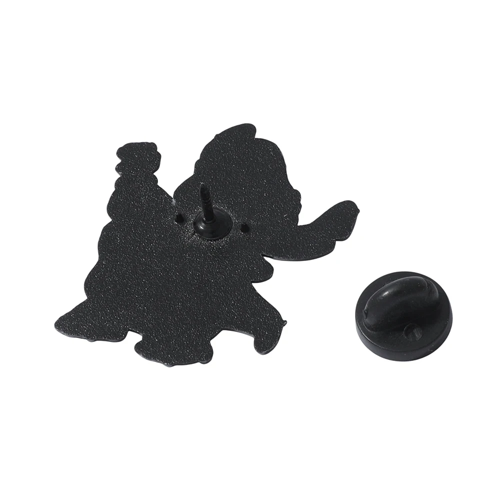 1 قطعة بروش الإبداع الكرتون مضحك لطيف غرزة المينا دبوس شارة معدنية مجوهرات على ظهره الملابس والاكسسوارات هدية