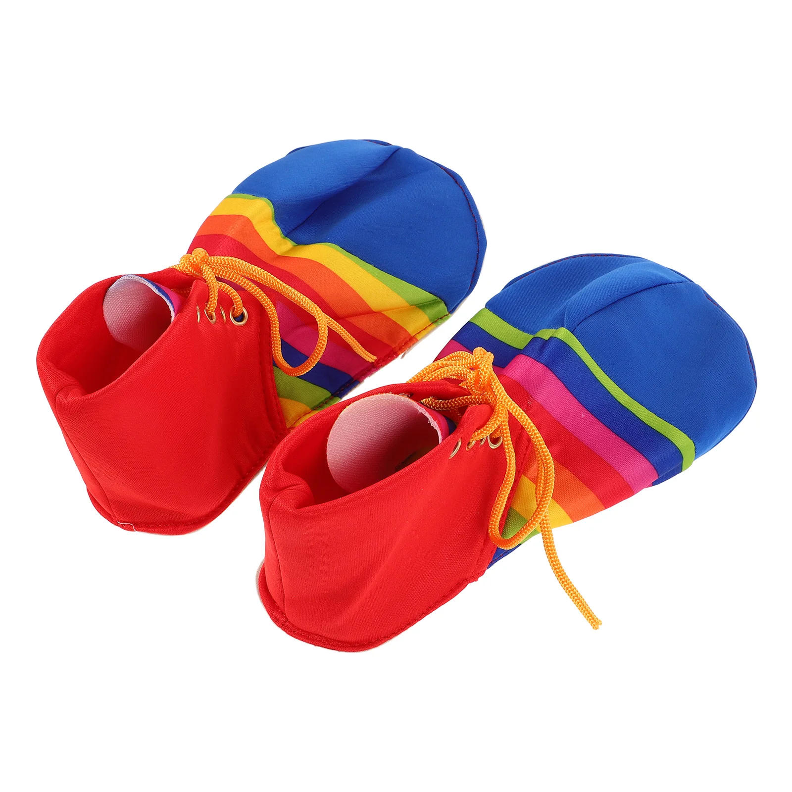 1 paire de chaussures de Clown colorées et amusantes, chaussures de fête unisexes, Costumes de Clown d'halloween, chaussures pour spectacles sur scène, événements de Cosplay
