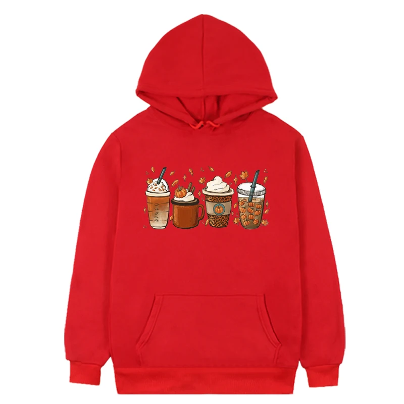 Herfst Koffie Sweatshirt Voor Vrouwen Vintage Thanksgiving Hoodies Herfst Kleding Vrouwen Pompoen Spice Sweatshirt