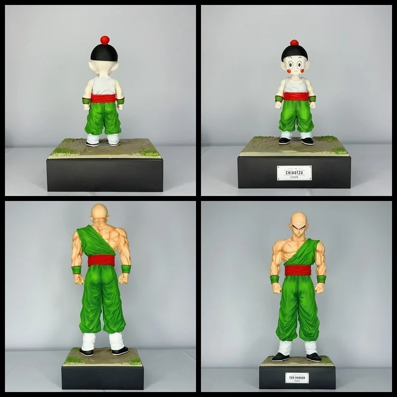 

Gk Dragon Ball Anime Figure Tien Shinhan Chiaotzu Action Figures Manga Scene Collection Desktop Ornament Kid Toy Birthday Gift