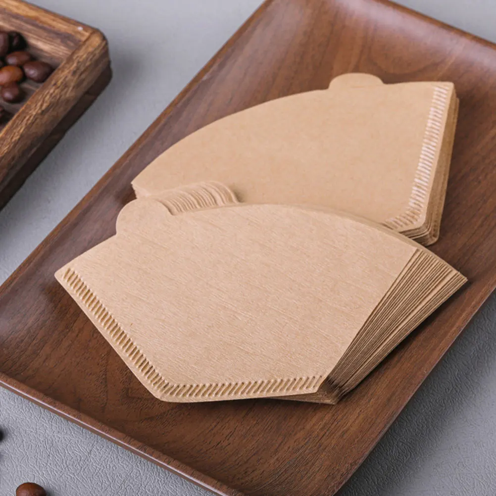 

100 Pcs Coffee Filter Paper Espresso Ground Filters Cone Cones Small Machine Disposable