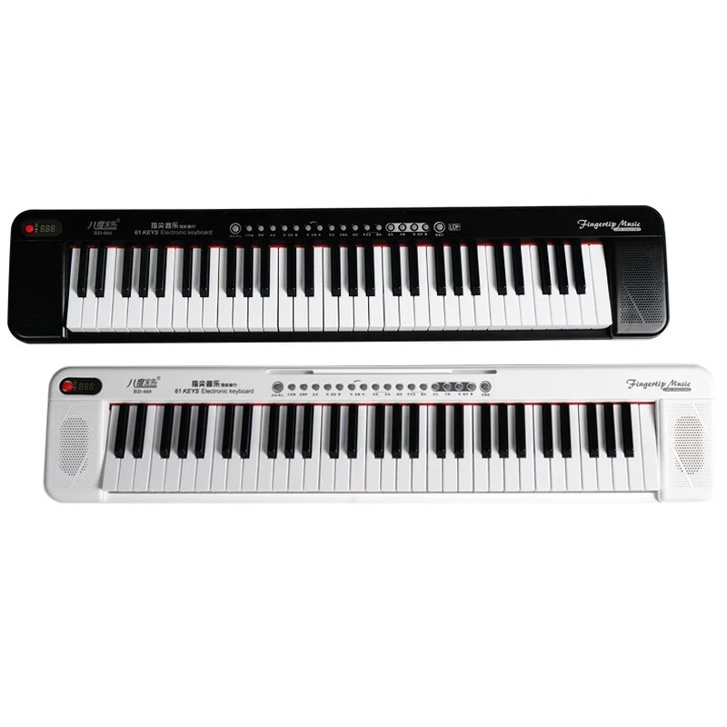 

Imitation Piano Key Electronic Organ Microphone 61 Key Multifunction Adult Childrens Teclado Musical Electronic Organ AA50EO