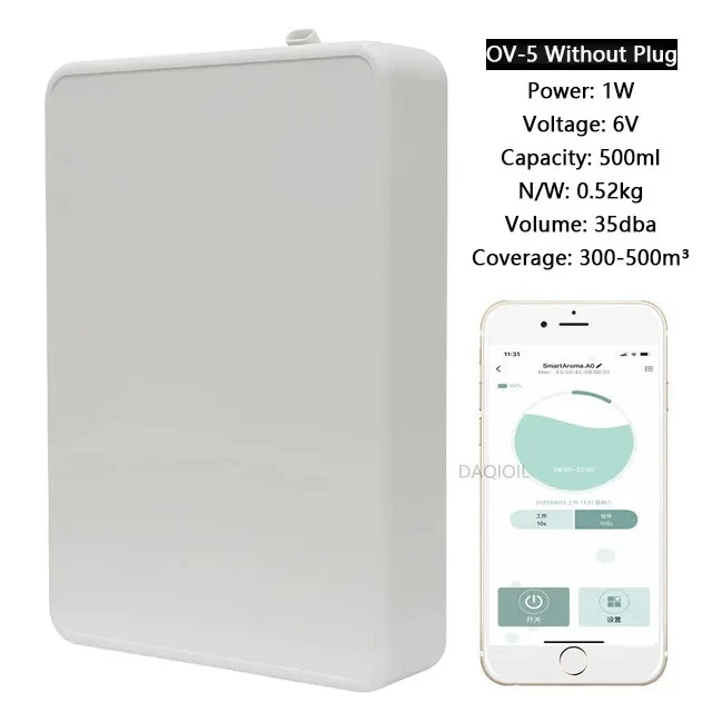 HAOYUNMA Intelligenter Aromadiffusor zur Wandmontage, Diffusor für ätherische Öle, APP-Steuerung, Duftdiffusor, große Abdeckung, Duftmaschine, Hotel, Zuhause 4