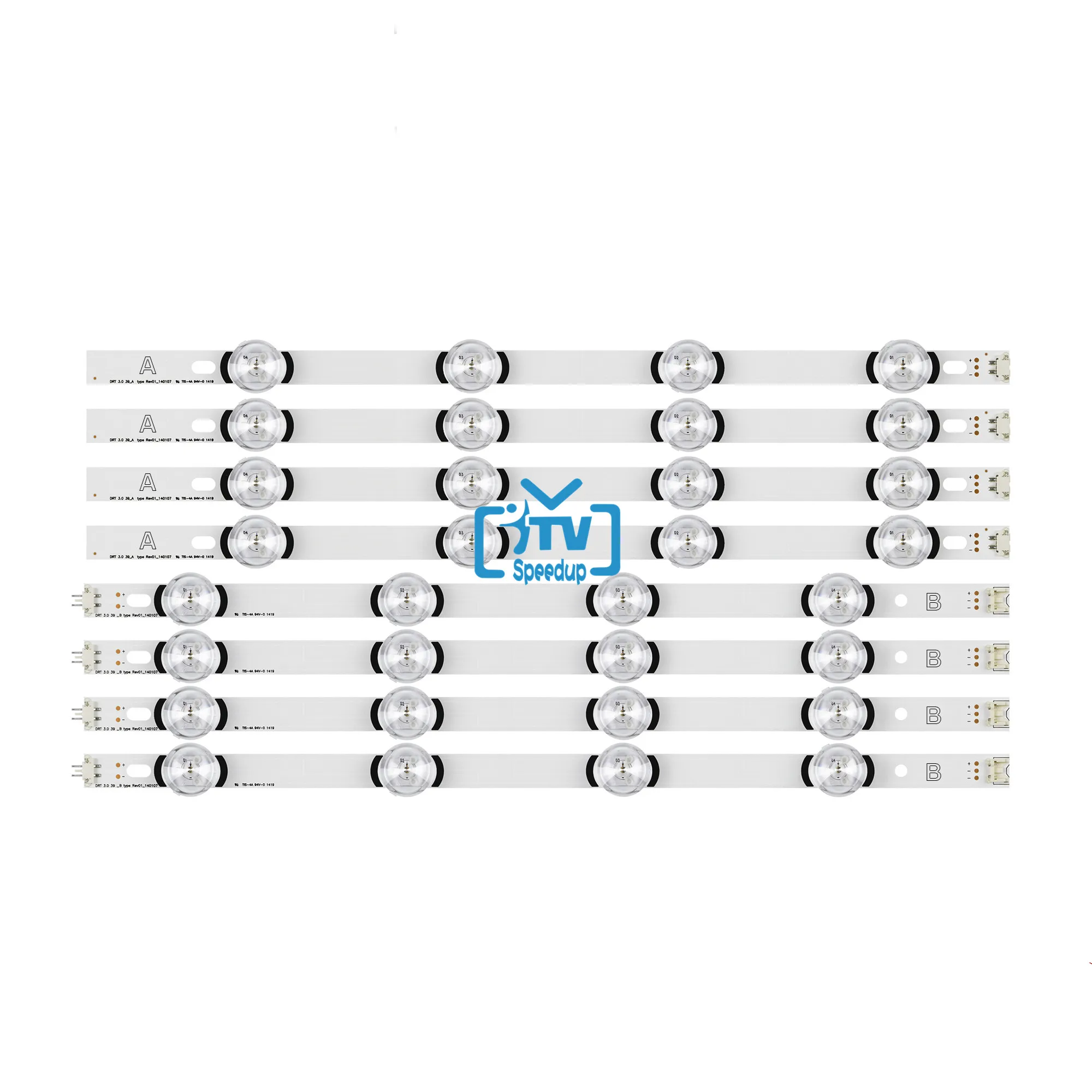 

40pcs x LED Backlight Strip for LIG TV 390HVJ01 lnnotek drt 3.0 39" 39LB5610 39LB561V 39LB5800 39LB561F DRT3.0 39LB5700 39LB650V