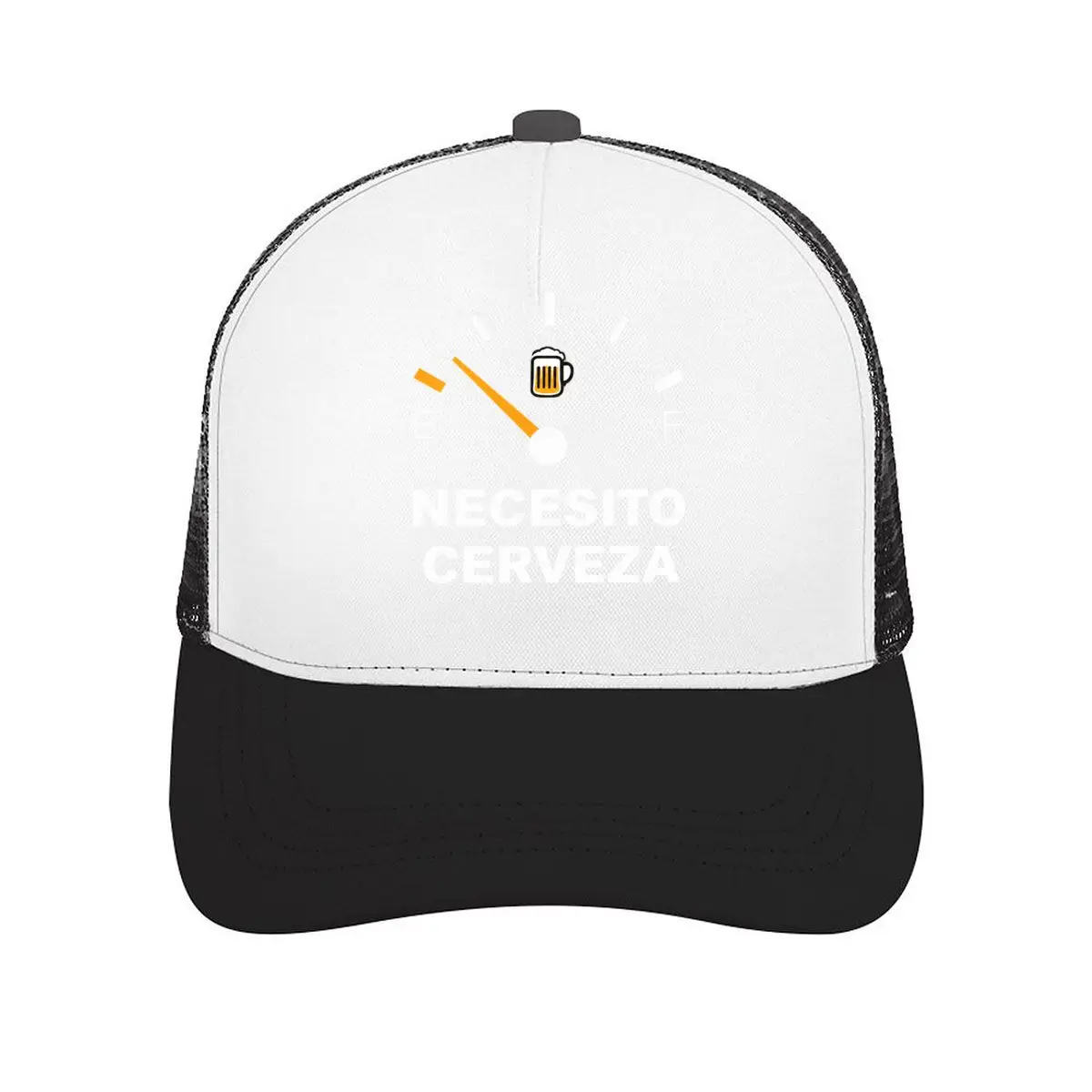 Necesito Cerveza Beer Drinking Design Mesh Baseball Cap Casual Hat Outdoor