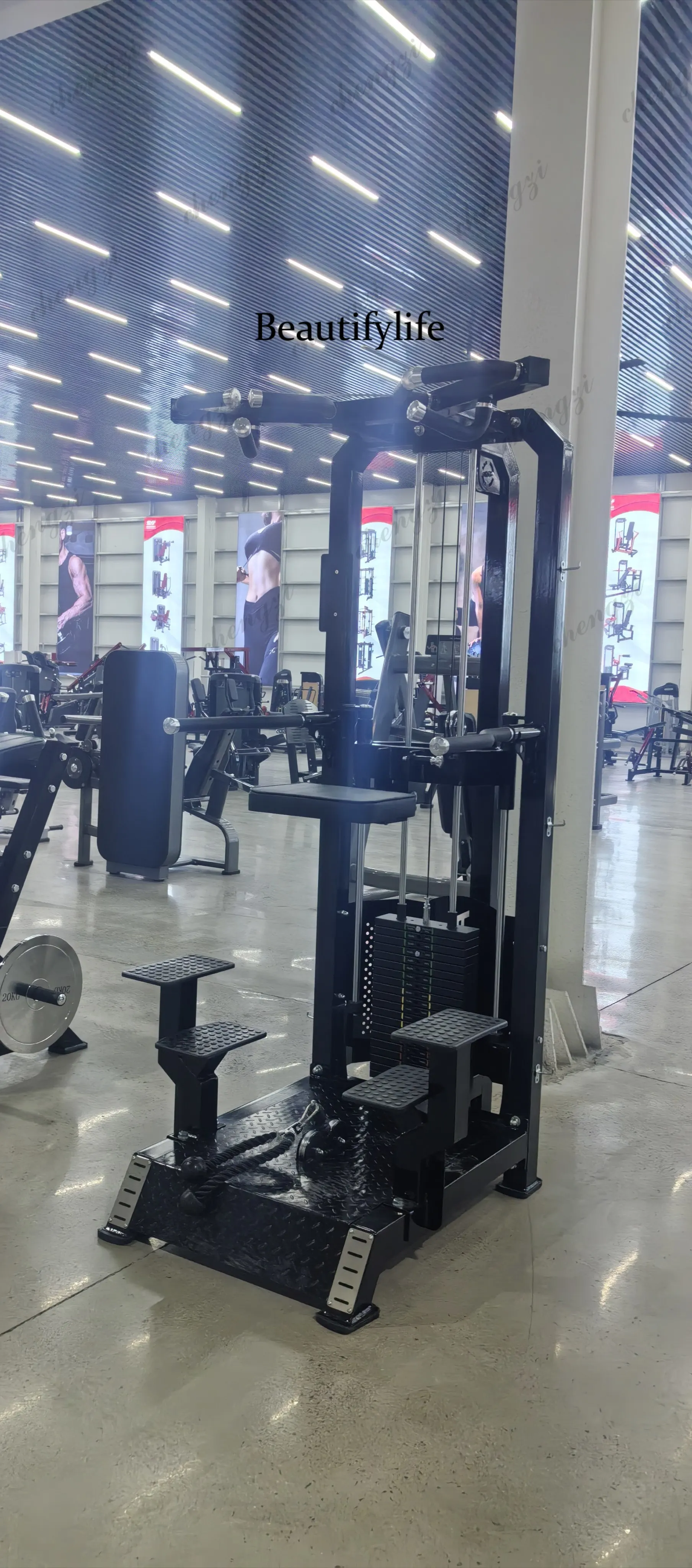 Parallel Bar Power Pull Up Trainer Gym Studio Commercial Household