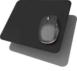 Sert Mouse Pad,Ultra ince ahşap dokulu PU deri fare Mat, ev için su geçirmez kaymaz kauçuk taban Mousepad