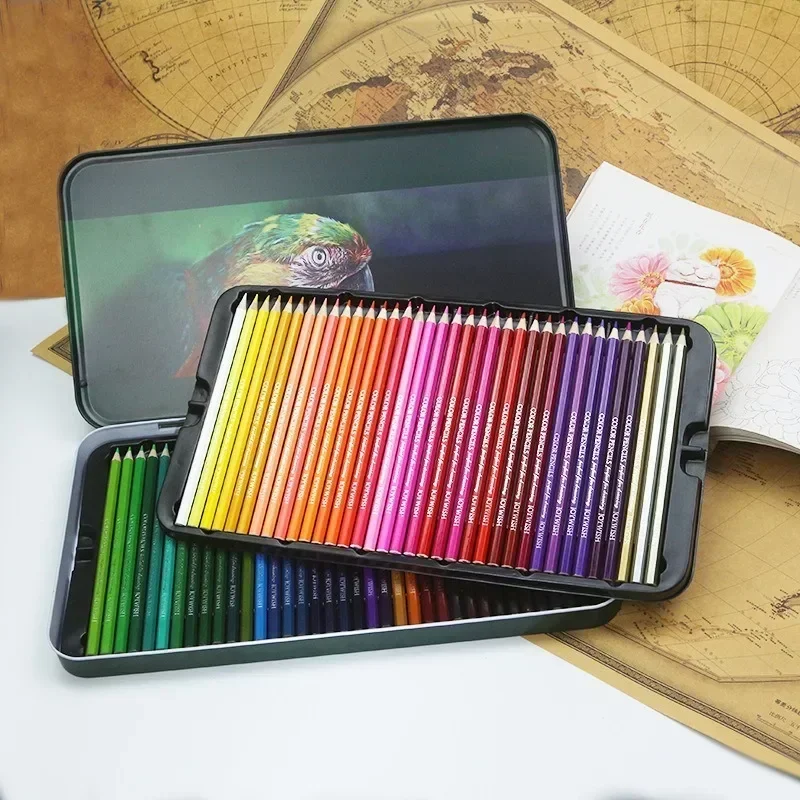 12/18/24/36/48/72 Colors Wood Colored Pencils Lapis De Cor Artist Painting Oil Color Pencil School Drawing Sketch Art Supplies