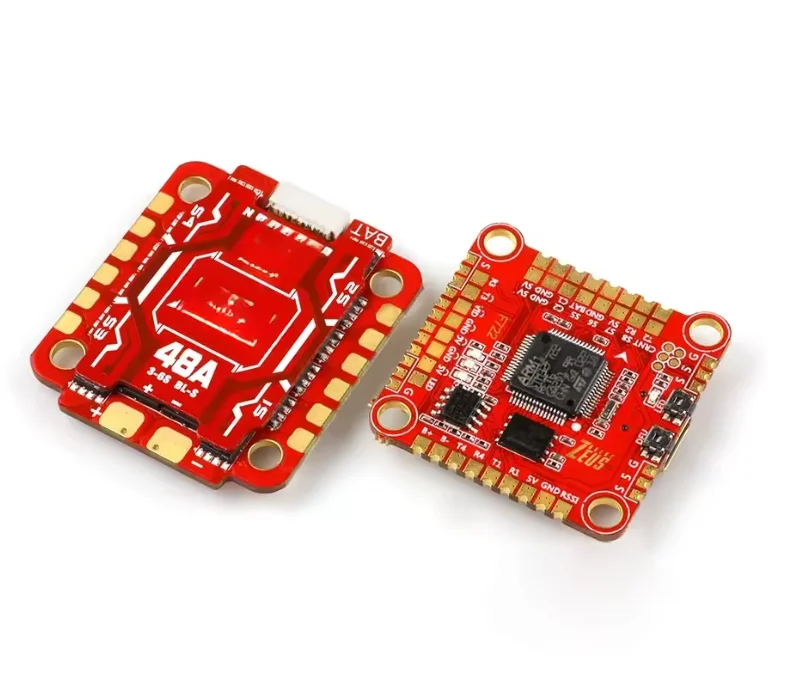 AeroParts48A 4in1 ESC FPV Balap Gaya Bebas Dr-one Bagian DIY F748 STACK 3-6S MPU6000 F722Pengendali Penerbangan 48A 4in1