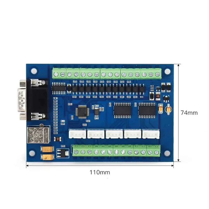 CNC MACH3 USB 5 assi 100KHz USB CNC Smooth Stepper Motion Controller Scheda breakout Impostazione asse Z 6 assi MPG