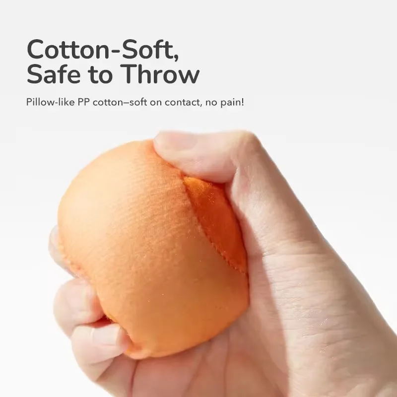 미디어 크레이지 닷지볼 소프트 펠트 볼 세트 어린이 및 성인용 재미있는 인터랙티브 게임 안전한 실내외 놀이 장난감