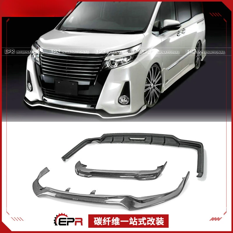 

Для Toyota Noah Si 80 (2014-2021) — передний/задний спойлер из углеродного волокна в стиле SBL