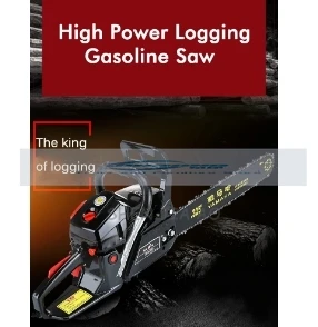 

3.8KW High power hand chain saw grinder cutting machine Gas gasoline saw logging saws wood tools Powered Chainsaw Tool 260ml