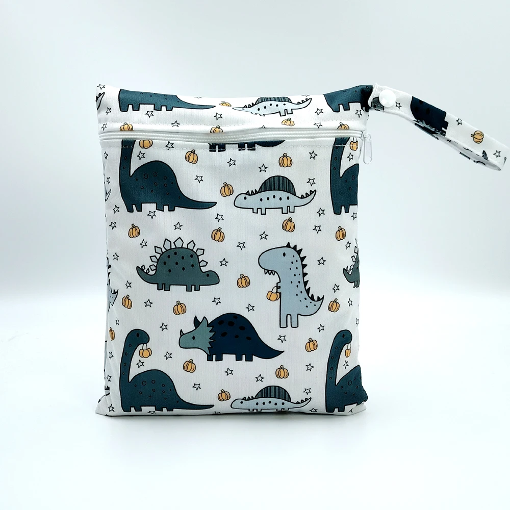 New Print pattern NEW Size: 20*25CM Wetbags Washable Reusable Cloth diaper Nappies Bags Waterproof Swim Sport Travel Carry bag