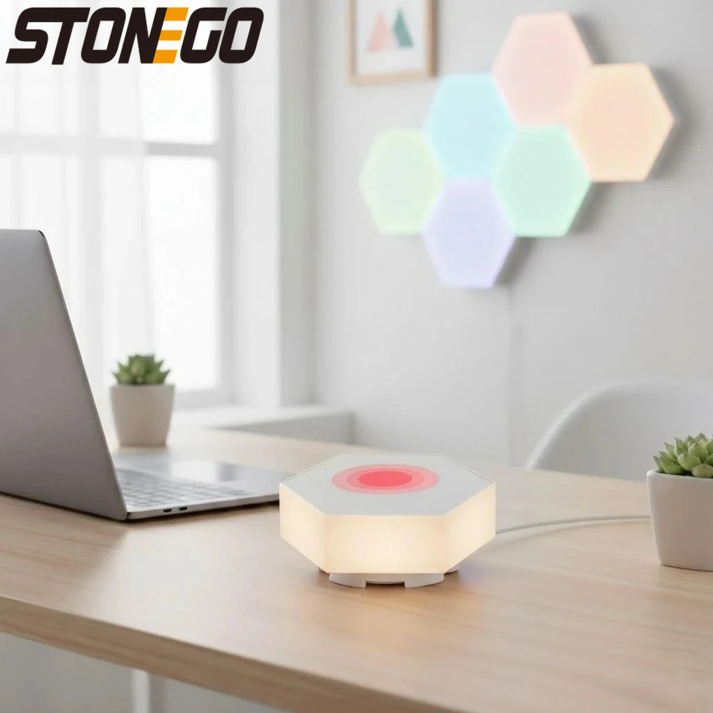 

Светодиодная RGB-лампа для создания атмосферы, креативный настенный светильник, ослепительные цвета, уютное пространство, яркое настроение, свет для создания атмосферы