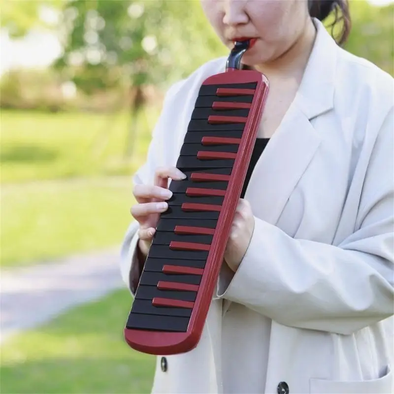 M5TC Air Piano Keyboard Soprano Melodica with Long Tube, Short Mouthpiece & Carry Bag