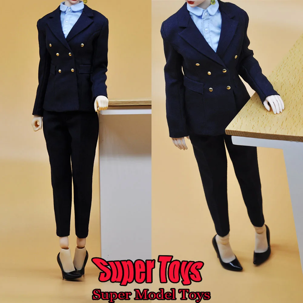 In Stock CUKE TOYS MA-018 1/6 Scale Female Soldier Clothes Shirt Uniform Set With High Heels Fit 12-inch Action Figure Doll