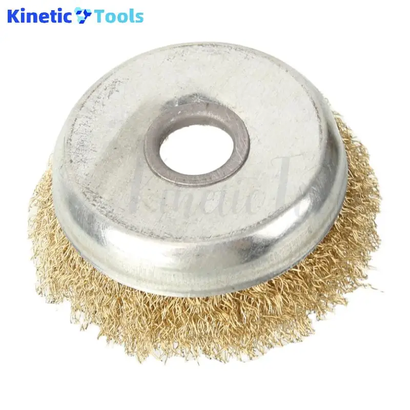 1 قطعة عجلة سلك طحن وصدأ زاوية طاحونة المعادن إطارات لامعة وعاء الفولاذ المقاوم للصدأ نوع طحن سلك فرشاة عجلة