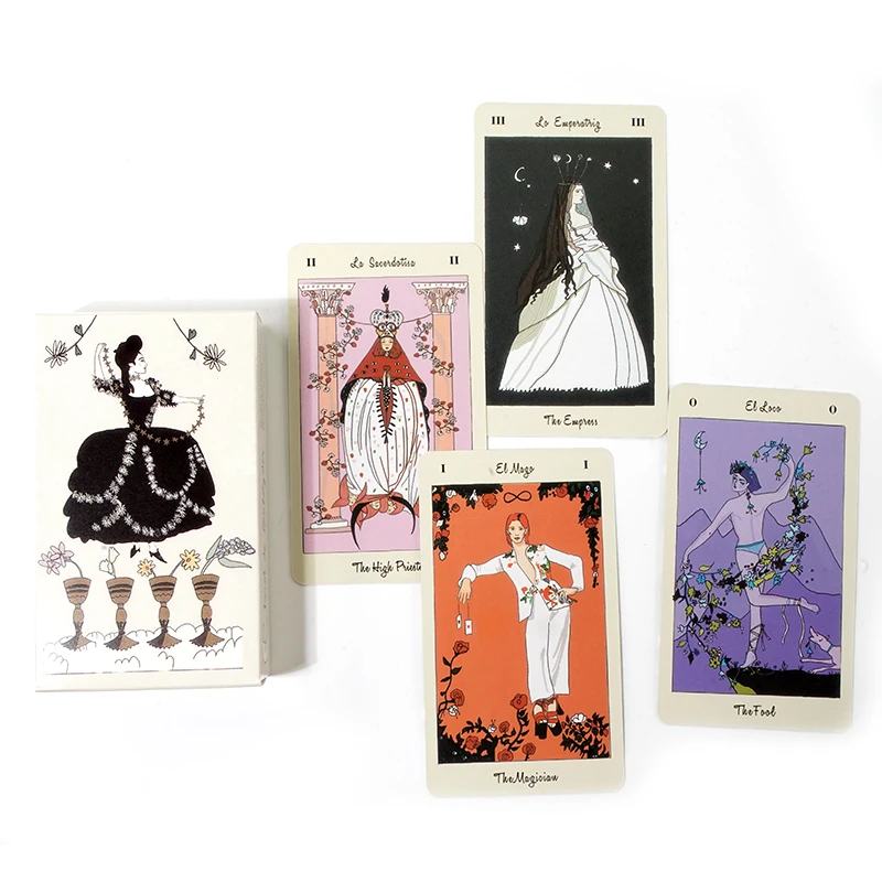 Tarot de Carlotydes Shadowland Tarot Mystery 78 Card Deck Tarot With Pdf Guidebook Beginners Divination Magic Alchemy Moon Phase