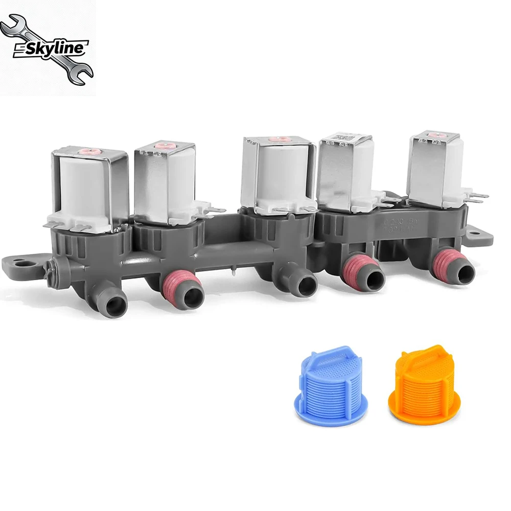 

AJU73213301 AJU75152601 Впускной клапан для воды, совместимый с шайбой, заменяет AJU75152602 5221EA1008F AJU75152601