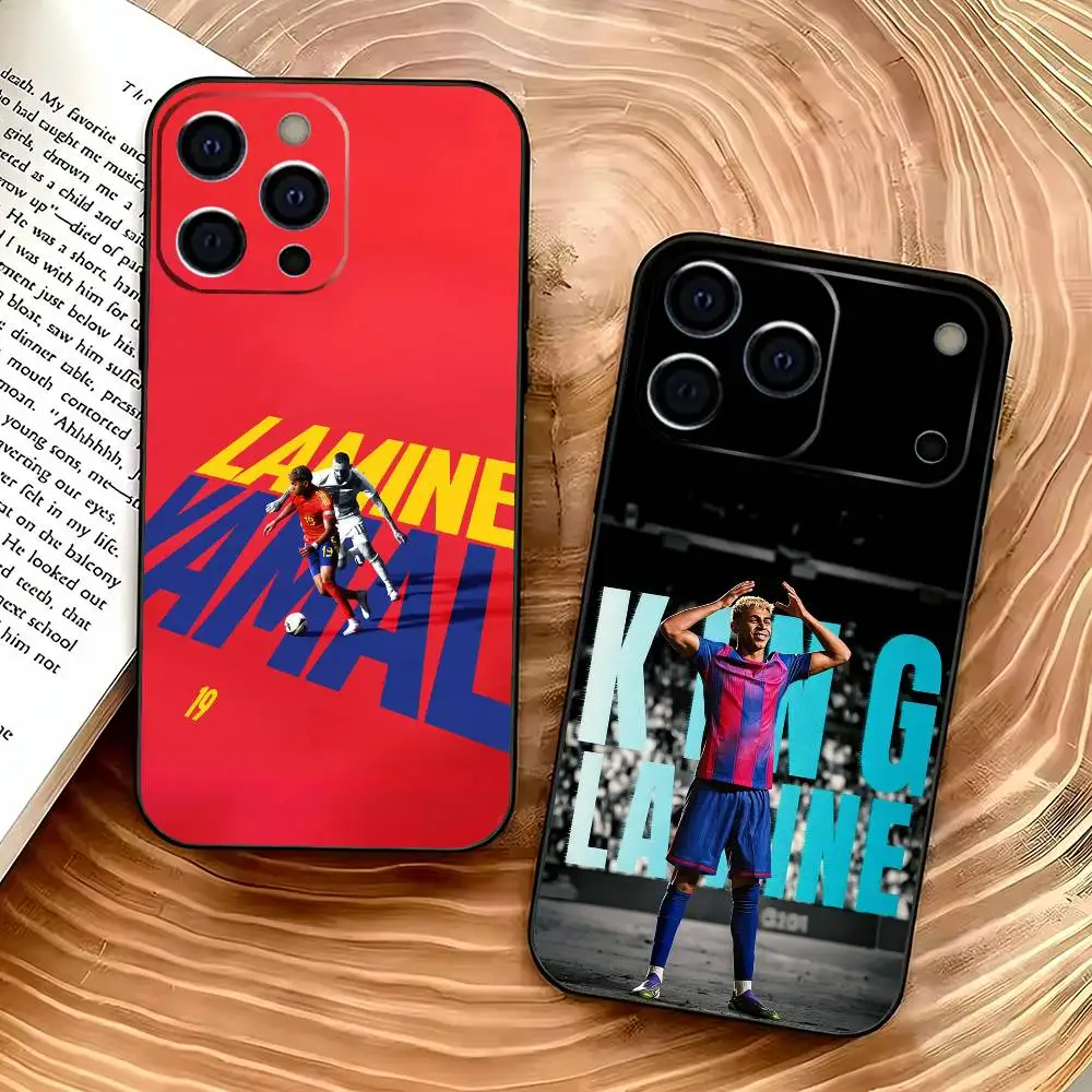 

L-Lamine Y-Yamal No10 19 Phone Case For IPhone 17,16,15,14,13,12,11,Plus,Pro,Max,Plus,XS,soft case Black silicone