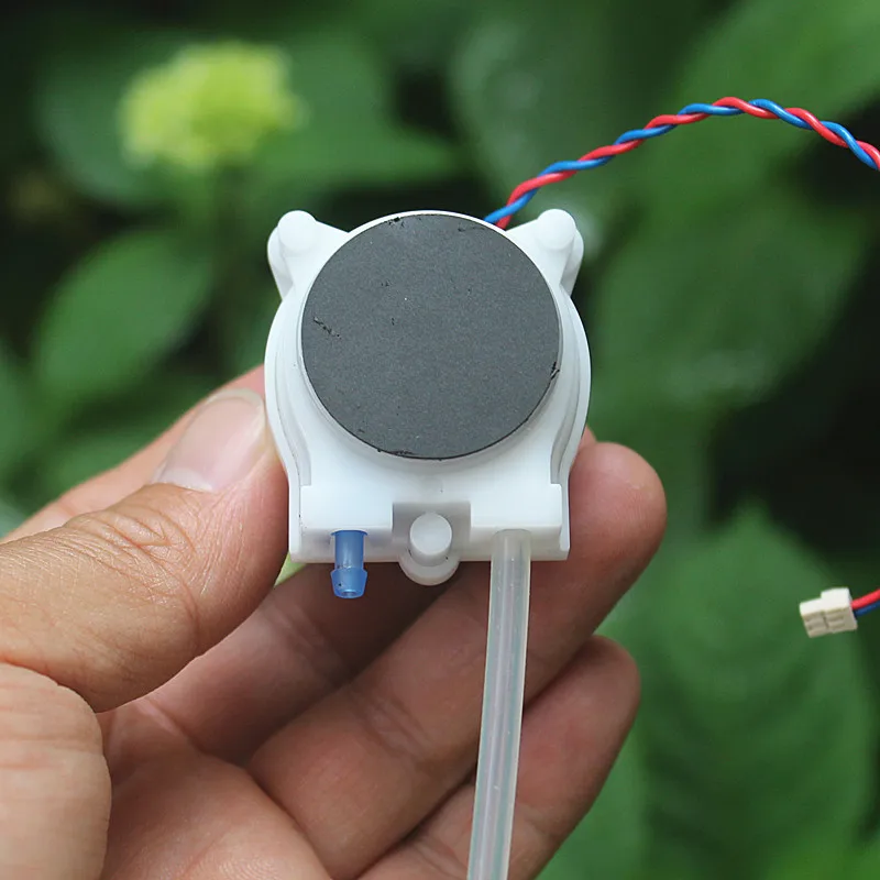

Micro Peristaltic Pump DC 12V Small 500 Gear Motor Squeeze Metering Dosing Liquid Water Pump Adjust Speed for Lab Sampling