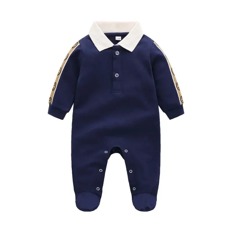 Pure Cotton Jumpsuit for Outerwear Long Sleeved Crawling Suit Baby Jumpsuit for Spring and Autumn Wearing