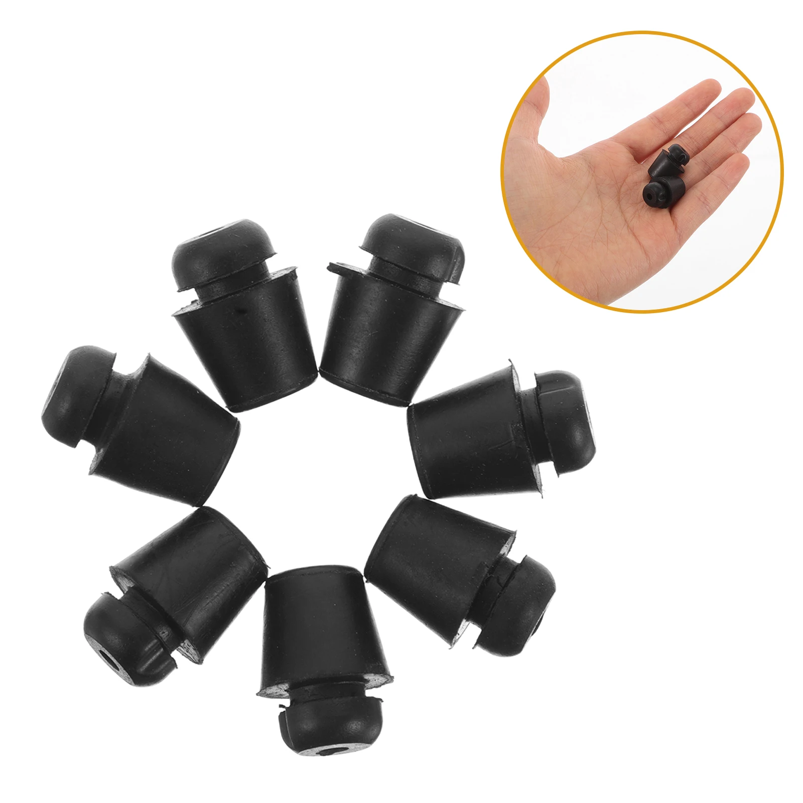 20pcs Car Slam Stopper Rubber Bumper Block Shock Absorber Buffer Pad Door Edge Guard Anti Collision Protector For Car Rear Front