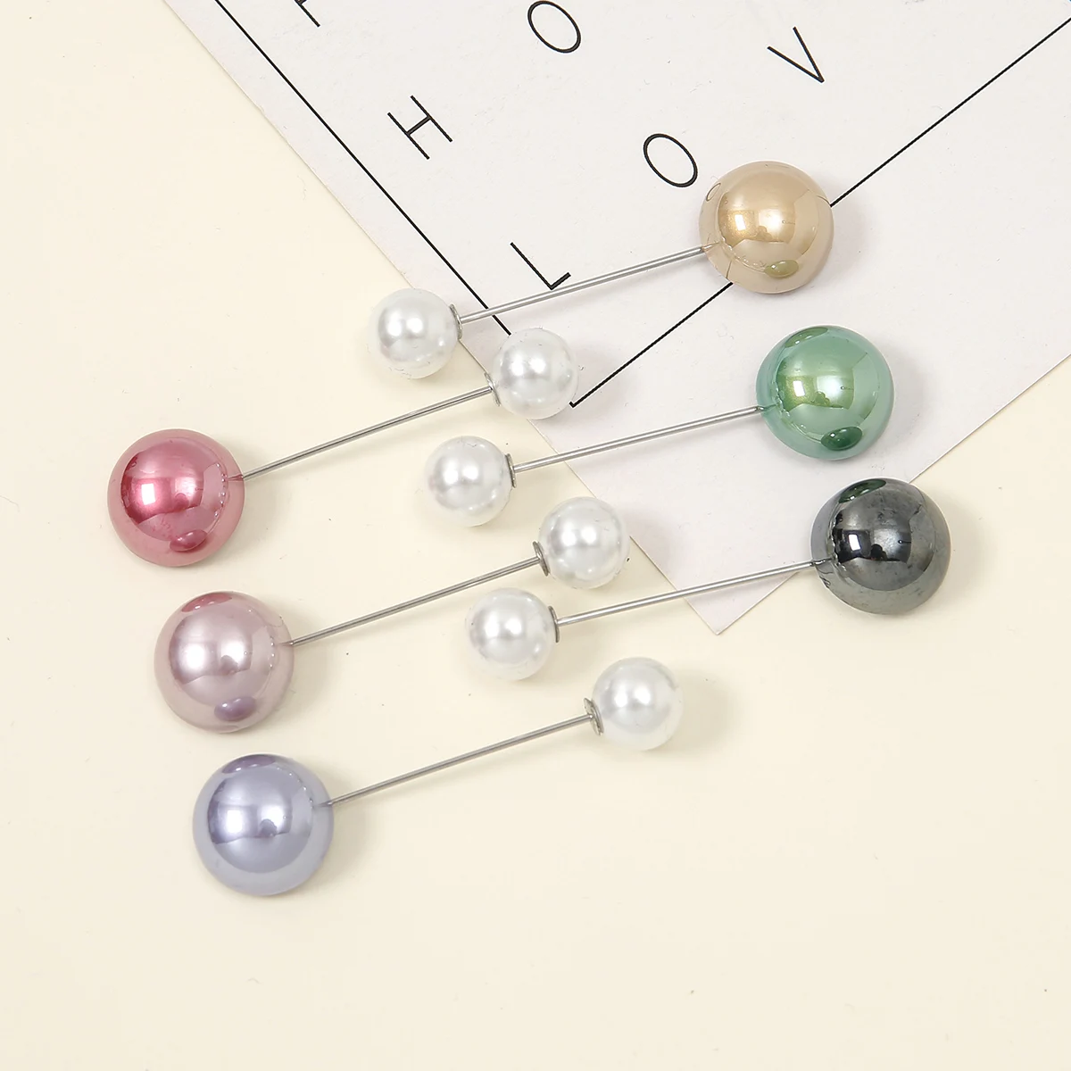 4/6Pcs Crystals Pearl Pins for Women Muslim Hijab Pin Islamic Scarf Buckle Rhinestones Hijab Accessoires Headscarf Jewelry Sets