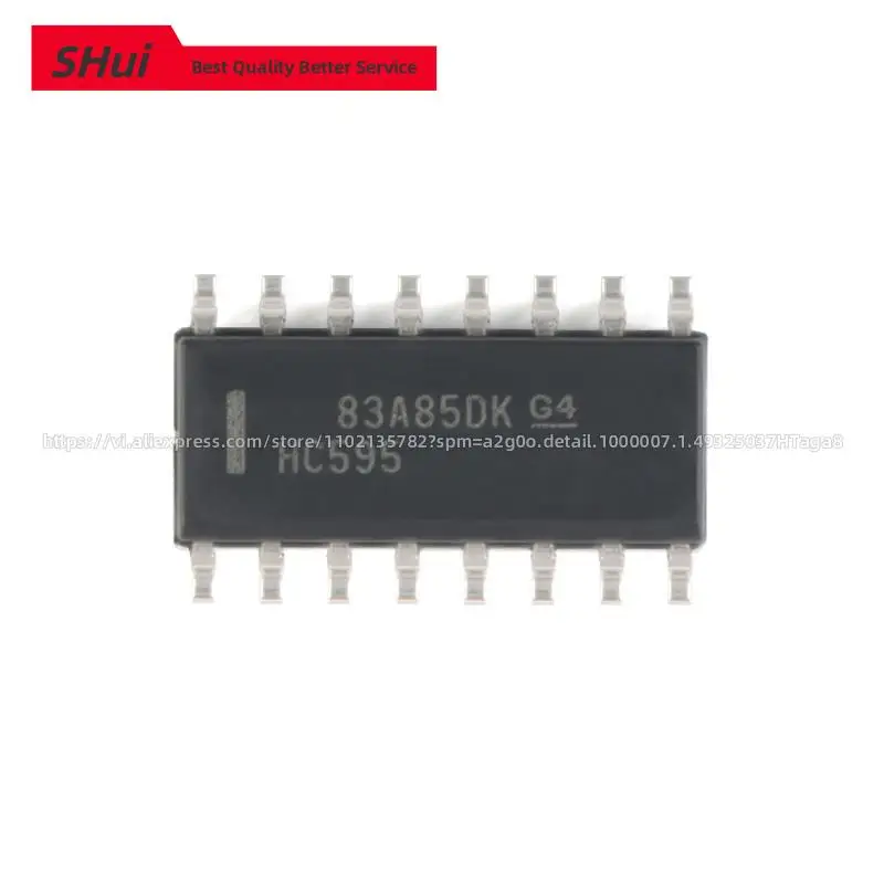 

10pcs Original SN74HC595DR SOIC-16 8-bit Shift Register of Tri-state Output Register