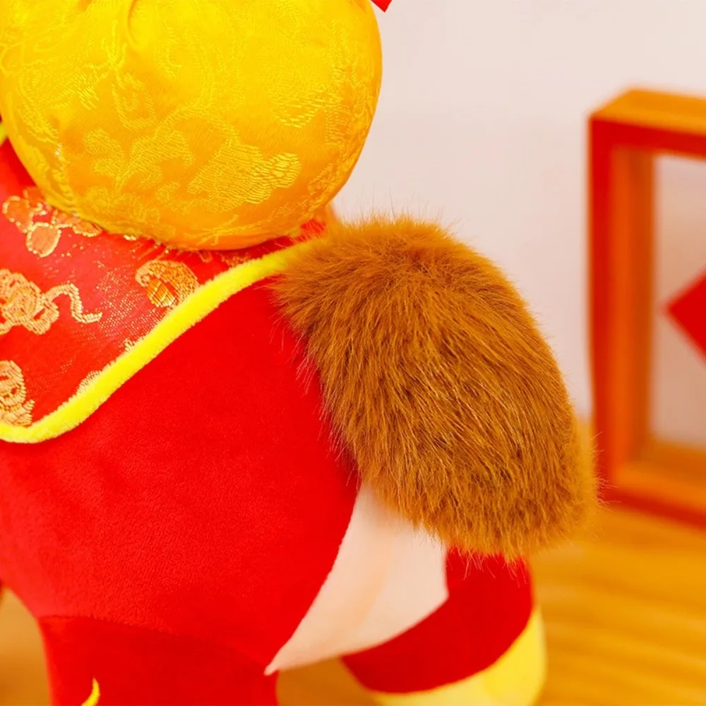 محشوة الحيوان التميمة الحصان لطيف الإبداعية محشوة الحظ سعيدا Kawaii زودياك المهر تمثال هدية عيد ميلاد