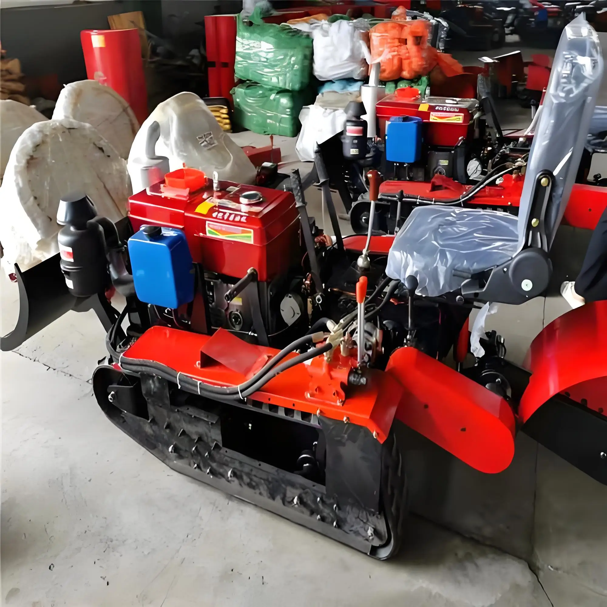 New 35 HP Rotavator for Small Garden Management Agricultural Tractor Diesel Driven Crawler Tractor