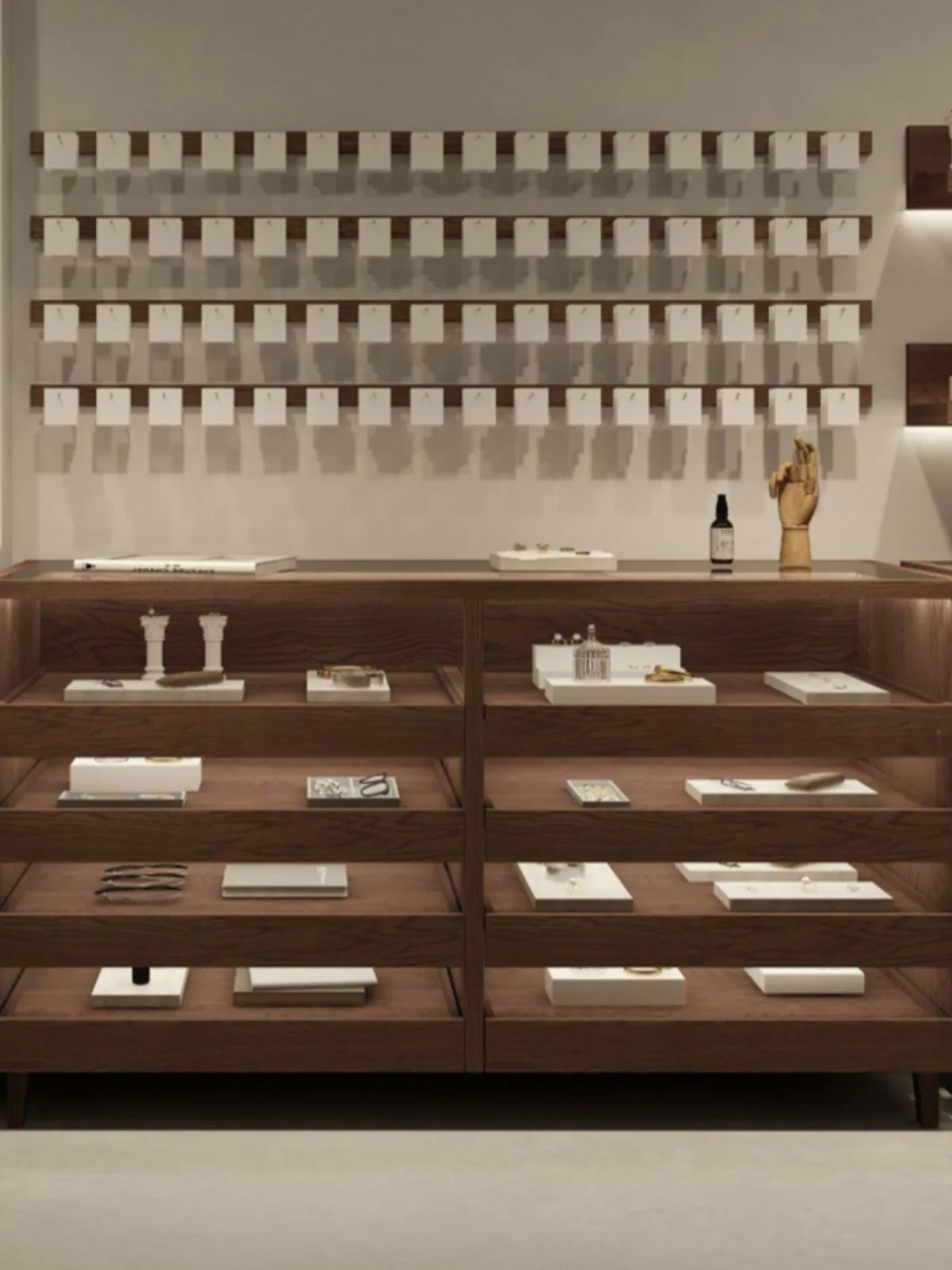 Clothing Store Nakajima Taiwan Locker Display Cabinet Multi-layer Display Rack Cabinet Clothing Store Jewelry Store