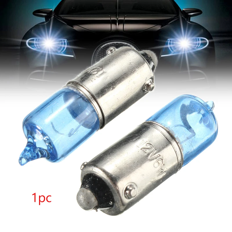 4Pcs Car Auto Xenon Sidelight 6W BAX9S H6W Super White 5000KBulbs Turn Signal Lamp Bulbs Car Light Source DC12V Car Styling